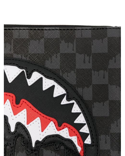 Sprayground Black Dripping Sharks for men
