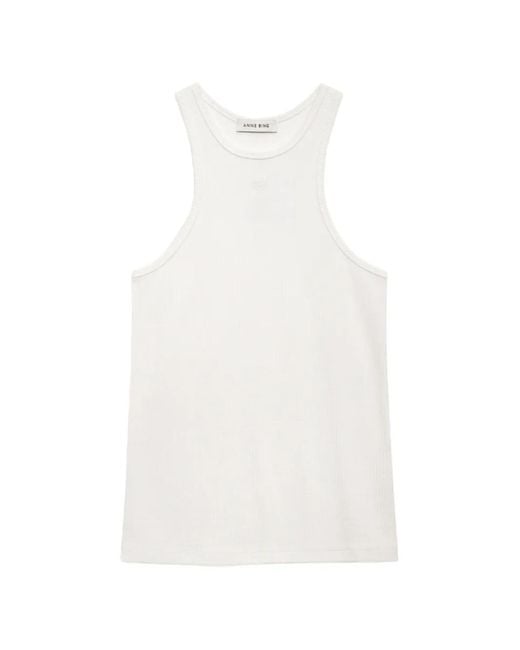 Anine Bing White Cole Tank