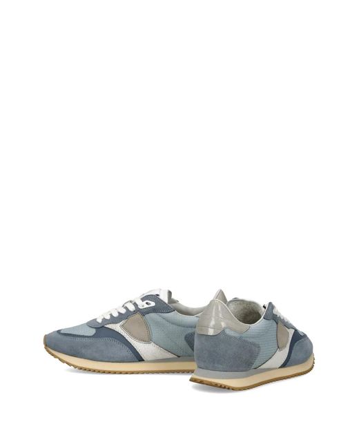 Philippe Model Blue Blville Panelled Low-Iop Sneakers