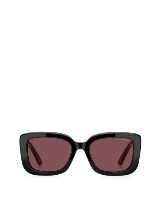 Marc Jacobs Purple Lunettes De Soleil À Monture Carrée