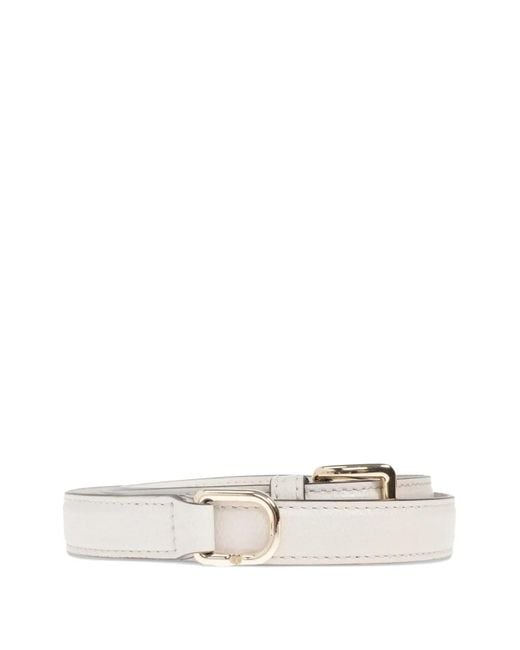 Furla White Medium Tonie Shoulder Bag