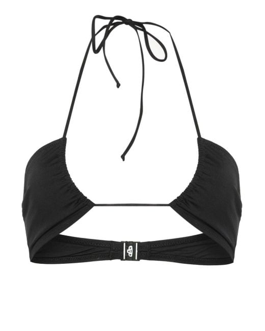 Mc2 Saint Barth Black Dahila Bikini Top