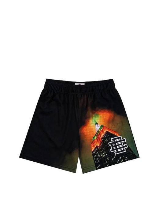 Eric Emanuel Black Empire State Building Shorts for men