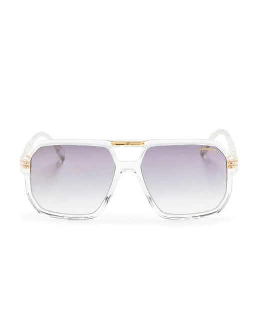 Carrera White Victory C01S Pilot-Frame Sunglasses for men