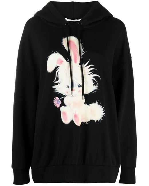 Stella McCartney Black Lunar New Year Jersey Hoodie