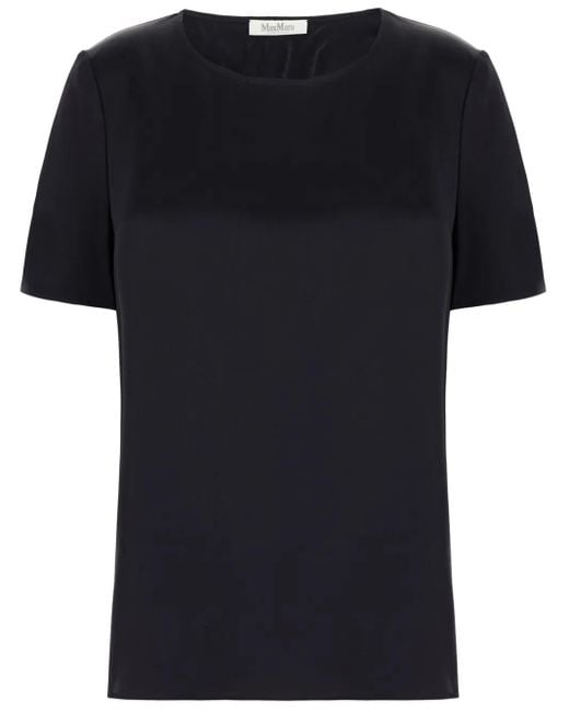 Max Mara Black Dida Bluse
