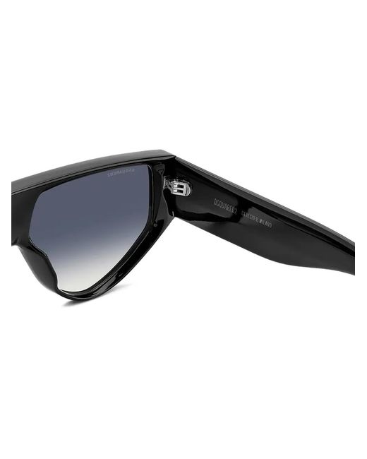 DSquared² Black Lunettes De Soleil À Monture Géométrique for men