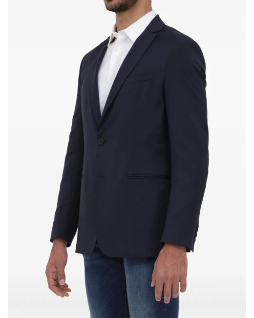 Blazer Con Botón Tonello de hombre de color Blue