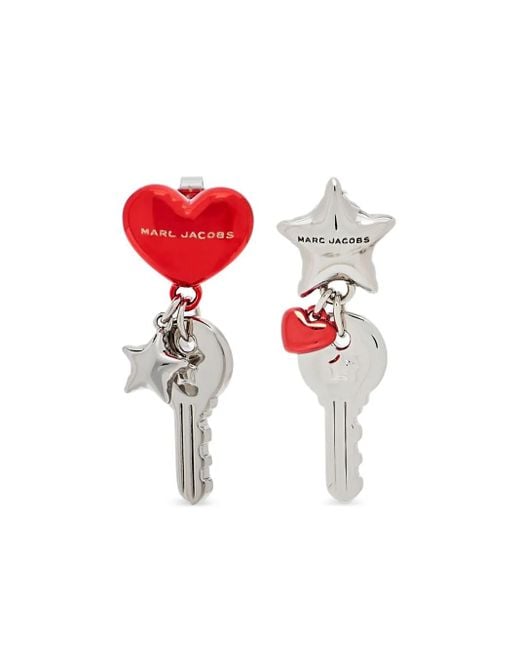 Marc Jacobs The Trinket Charm Balloon ピアス Red