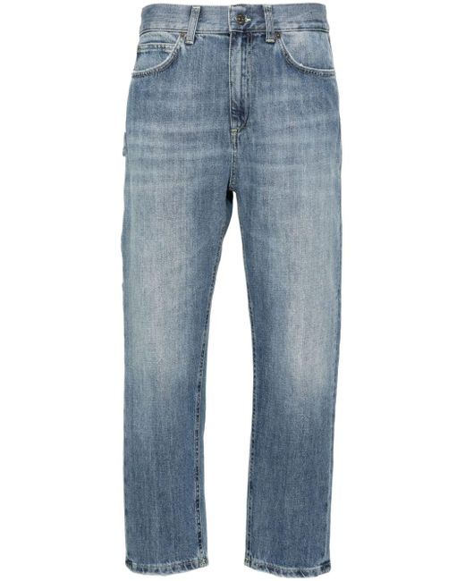 Dondup Blue Carrie Cropped Jeans