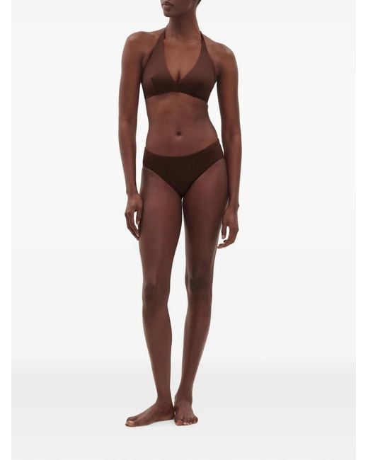 Eres Purple Gang Triangle Bikini Top