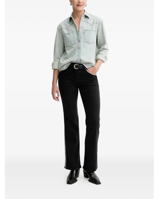 Levi's Black Side-Stripe Jeans