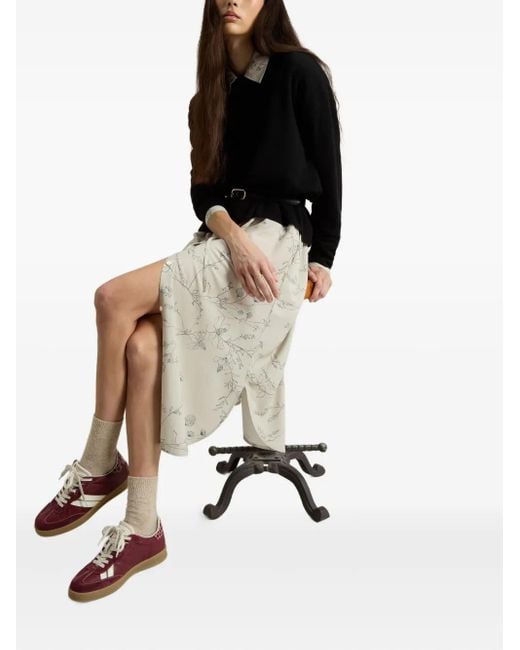 Woolrich Black Relaxed Fit Sweater With Crew Neckline