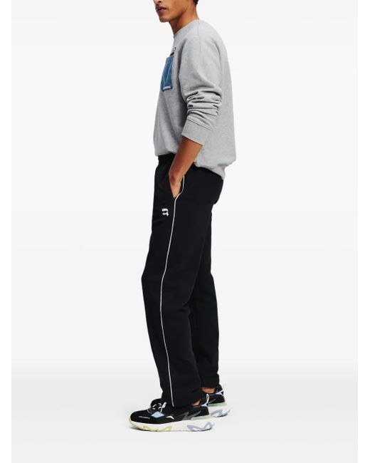 Karl Lagerfeld Blue Ikon Track Pants for men