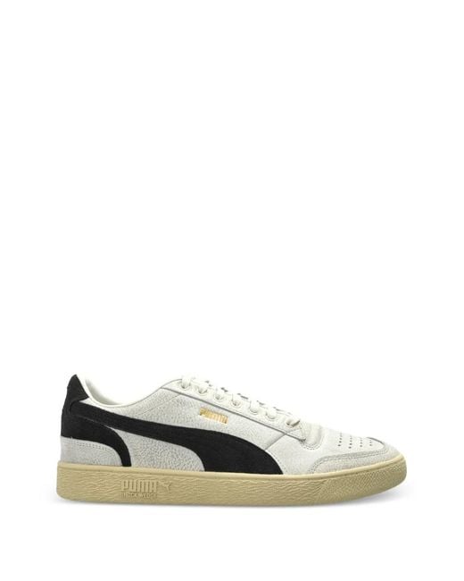 PUMA White X Represent Leather Sneakers