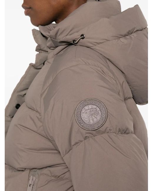 Veste Matelassée Junction À Col Montant Canada Goose en coloris Gray