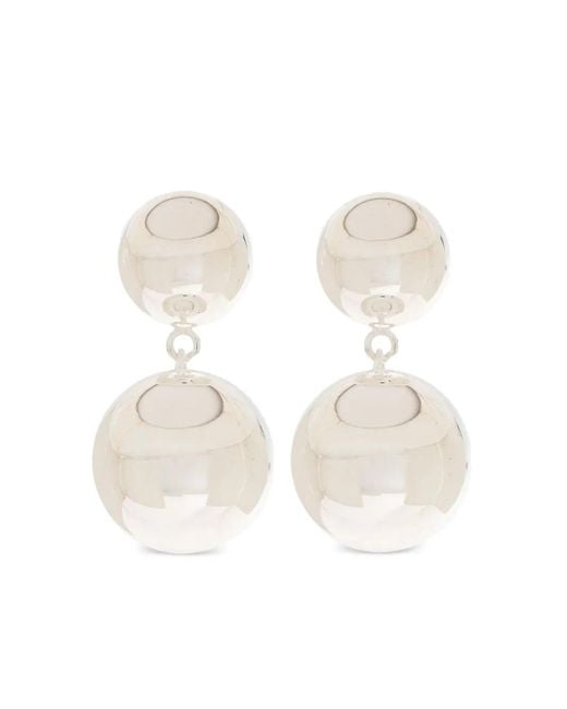 LIE STUDIO White The Caroline Earrings