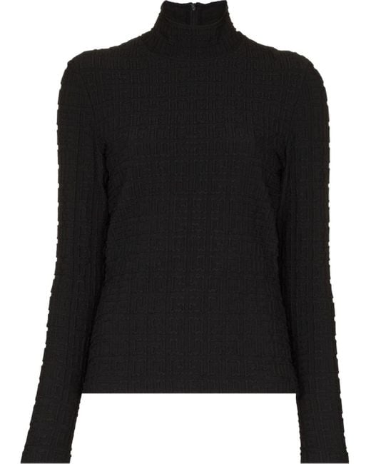 Pull en maille à motif 4G Givenchy en coloris Black