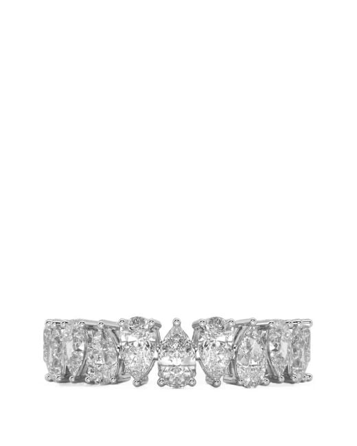 SOLO for Diamonds White Pear-Cut Diamond Eternity Ring