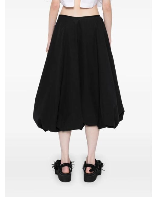 JNBY Black Asymmetrischer Faltenrock