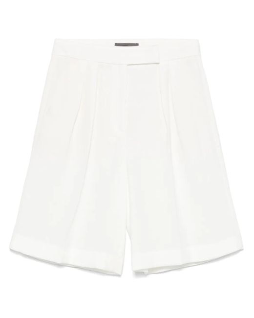 Lorena Antoniazzi リネン ショートパンツ White