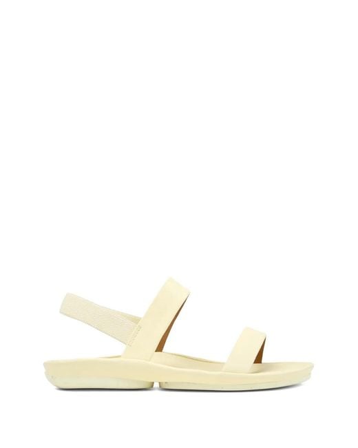 Camper Natural Right Isla Leather Sandals