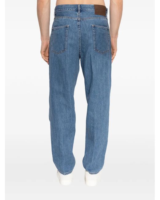 Emporio Armani Blue Tapered Jeans for men