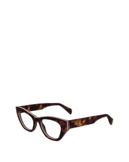 Paul Smith Brown Korda Cat-Eye Frames