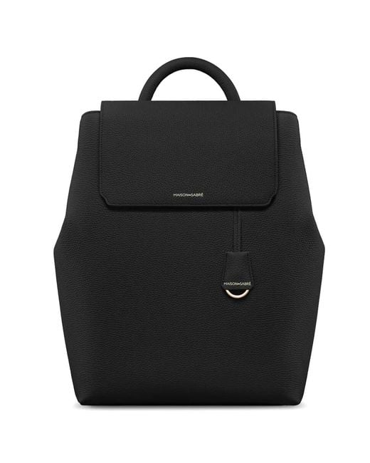 Maison De Sabre Black Medium Soft Backpack