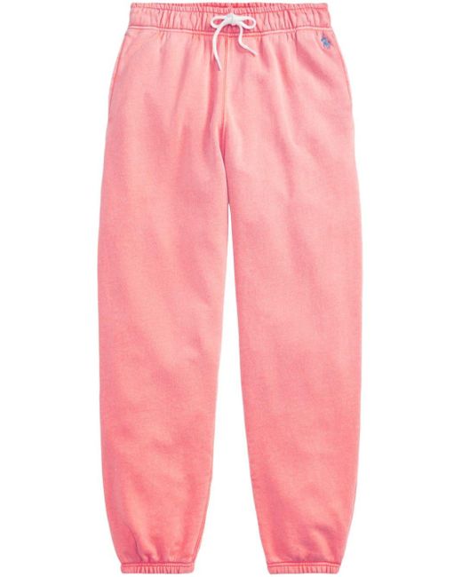 Polo Ralph Lauren Trainingsbroek Met Borduurwerk in het Pink