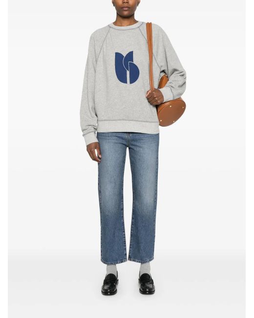 Ba&sh White Bart Sweatshirt