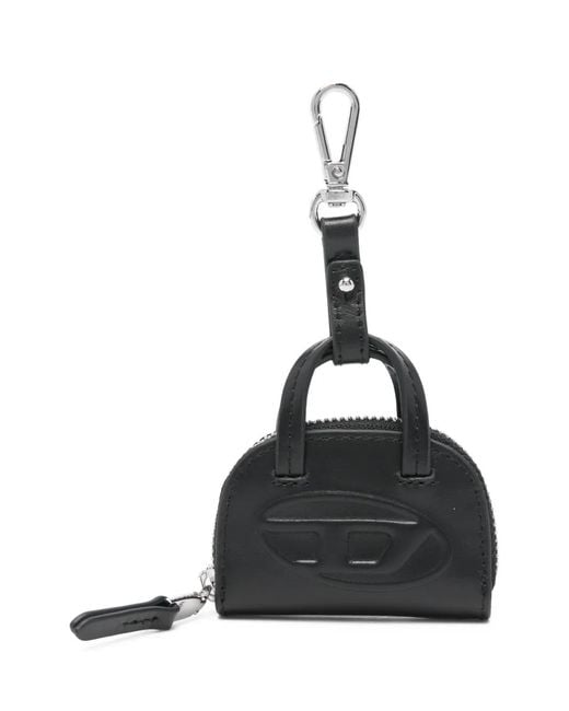DIESEL Black 1Dr Dome Logo Charm