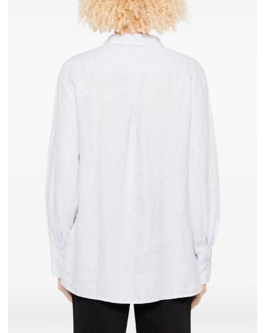 Marc O' Polo Slim-Fit Blouse in het White