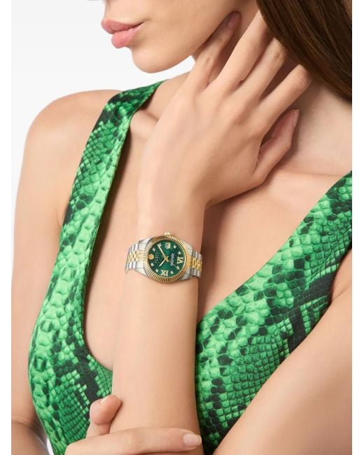 Philipp Plein Green Date Superlative 34Mm