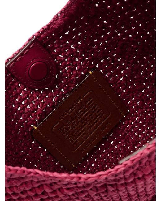 COACH Red Brooklyn 28 Shoulder Bag