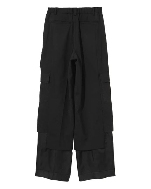 Undercover Black Layered Cargo Trousers