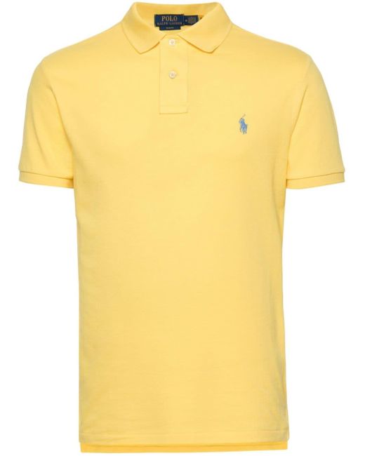 Polo Ralph Lauren Katoenen Poloshirt in het Yellow voor heren