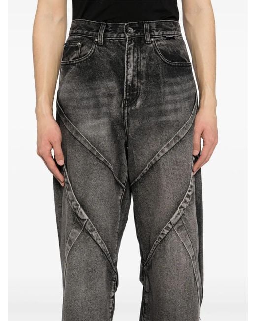 Vaqueros Ajustados A Paneles FIVE CM de hombre de color Gray