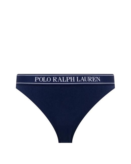 Polo Ralph Lauren Blue Logo-Waistband Briefs (Set Of Three)