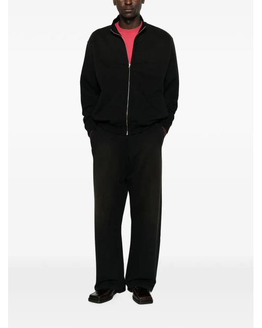 Arte' Black Drawstring Track Pants for men