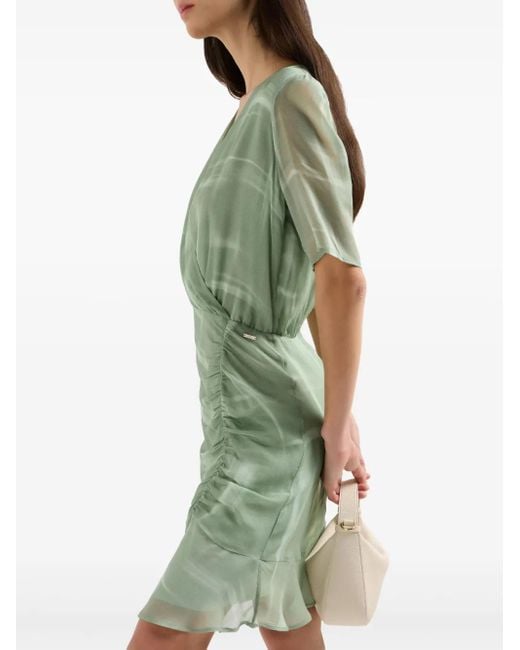 ARMANI EXCHANGE Vネックドレス Green