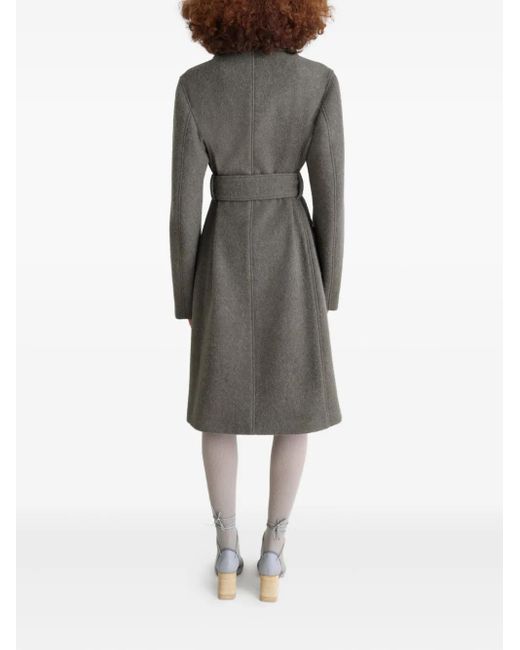 Lemaire Mantel Met Ceintuur in het Gray