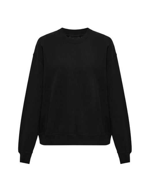 Canada Goose Black Wander Logo-Patch Sweatshirt