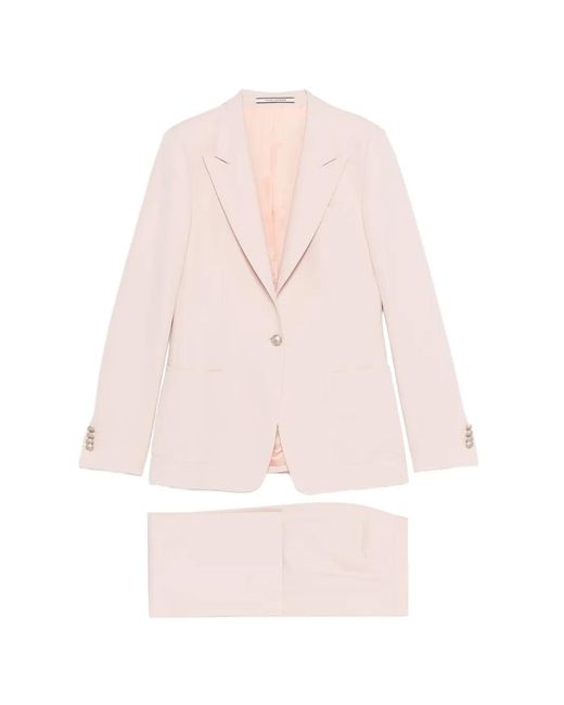 Tagliatore Parigi ノッチドラペル シングルスーツ Pink