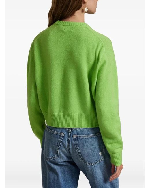 Polo Ralph Lauren Green Cozy Medium-Weight Sweater