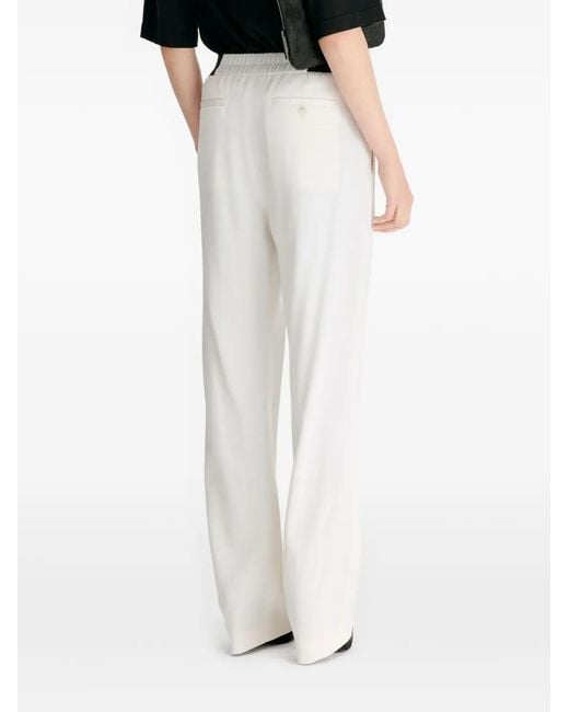 Loulou de Saison White Dan Elasticated-Waist Trousers