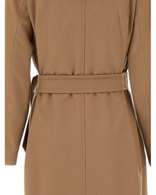 Max Mara Natural Doppelreihiger Sidney Mantel