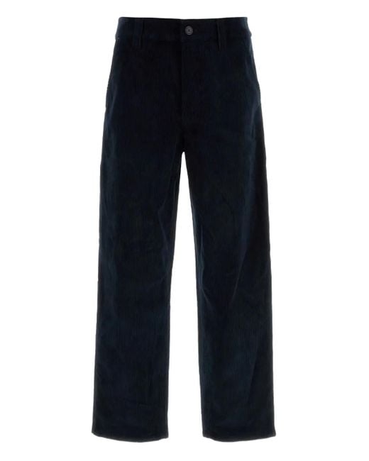 A.P.C. Blue Corduroy Trousers for men