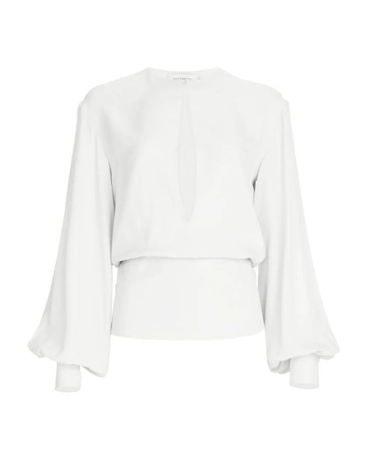 Silvia Tcherassi White Covilha Bluse