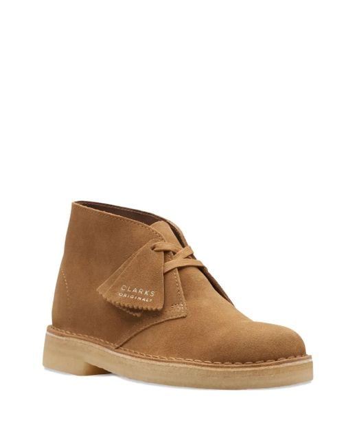 Clarks Brown Suede Desert Boots